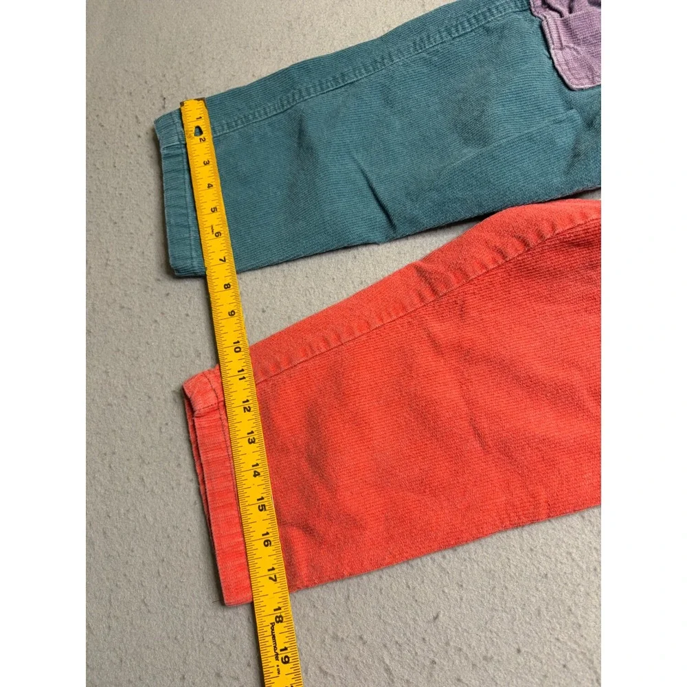 Aelfric Eden Cargo Pants Women S Multicolor Patchwork Corduroy Y2K Streetwear
